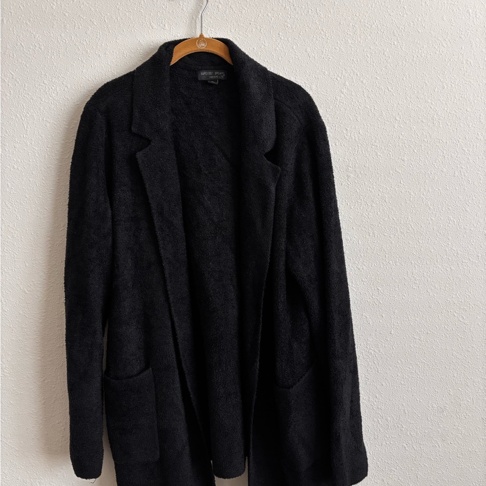 Barefoot Dreams Black Cardigan Sweater